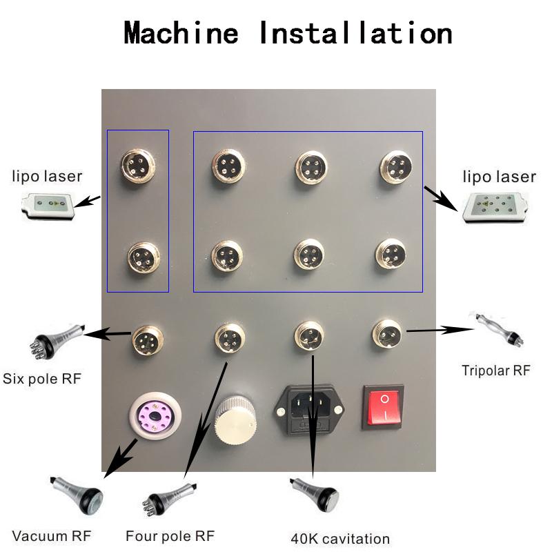 6 In 1 40K Ultrasound Cavitati - огляд і ціна 6 In 1 Cavitation Rf Machine 40K