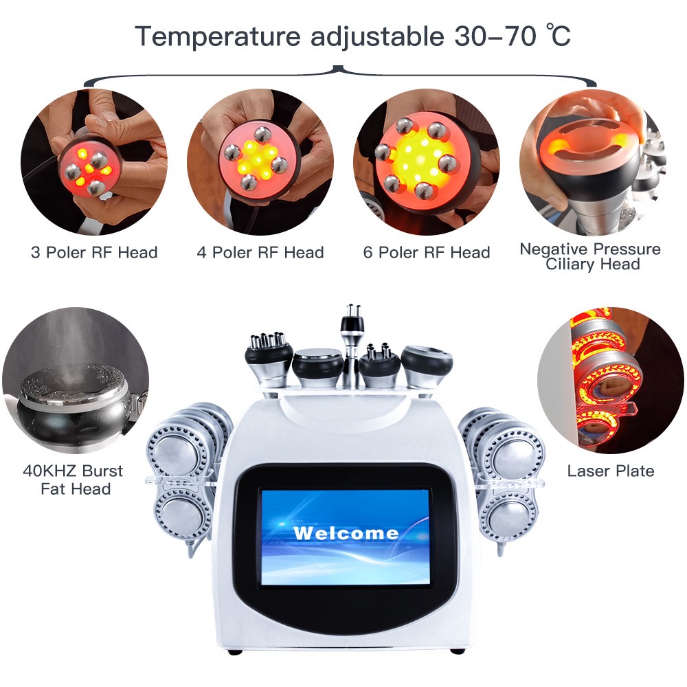 6-in-1 Vacuum Cavitation Slimm - огляд і ціна 6 In 1 Cavitation Rf Machine 40K