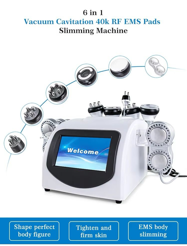 6-in-1 Vacuum Cavitation Slimm - огляд і ціна 6 In 1 Cavitation Rf Machine 40K