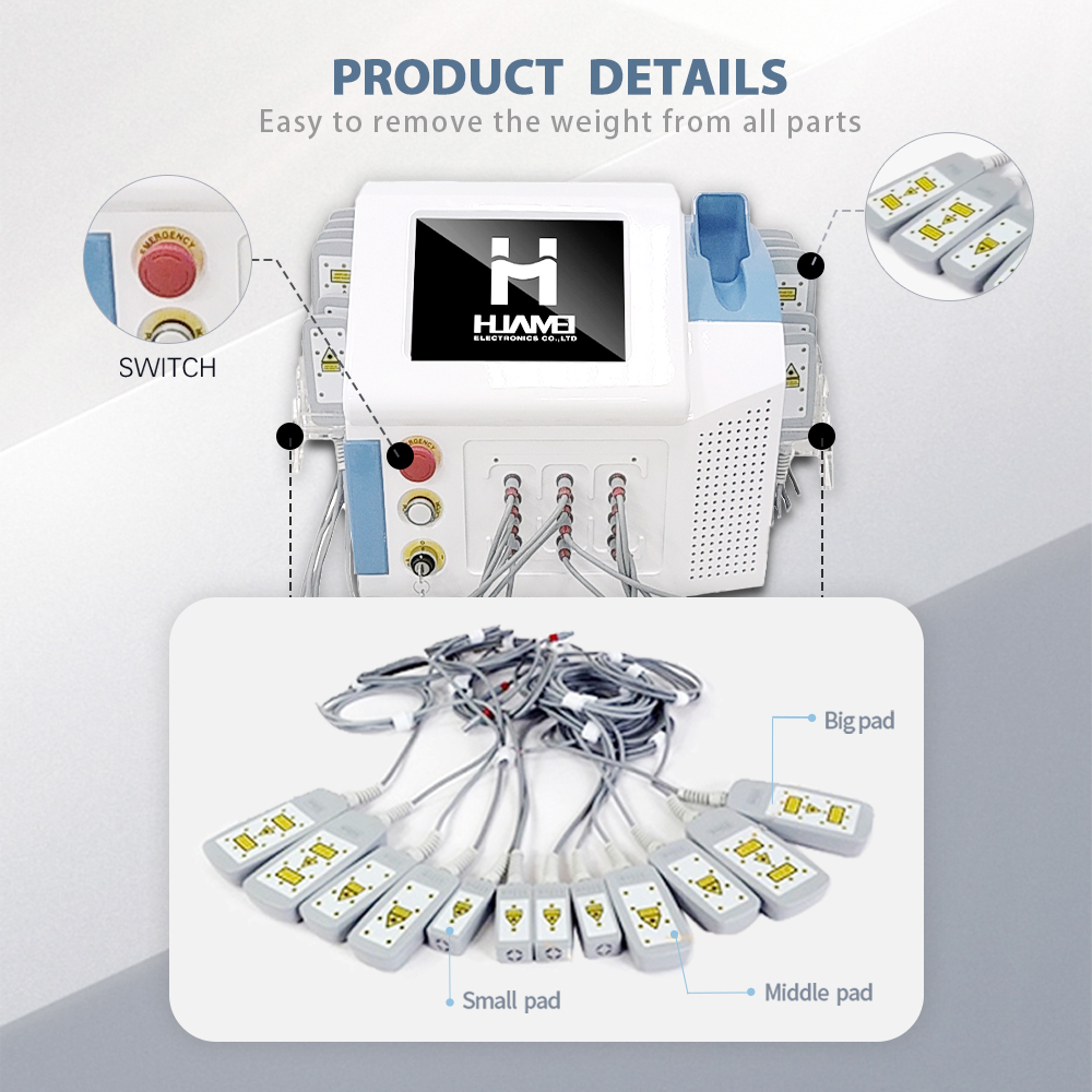 Factory Price Lipolaser Body S - огляд і ціна Lipo Laser Pads Slimming Machine