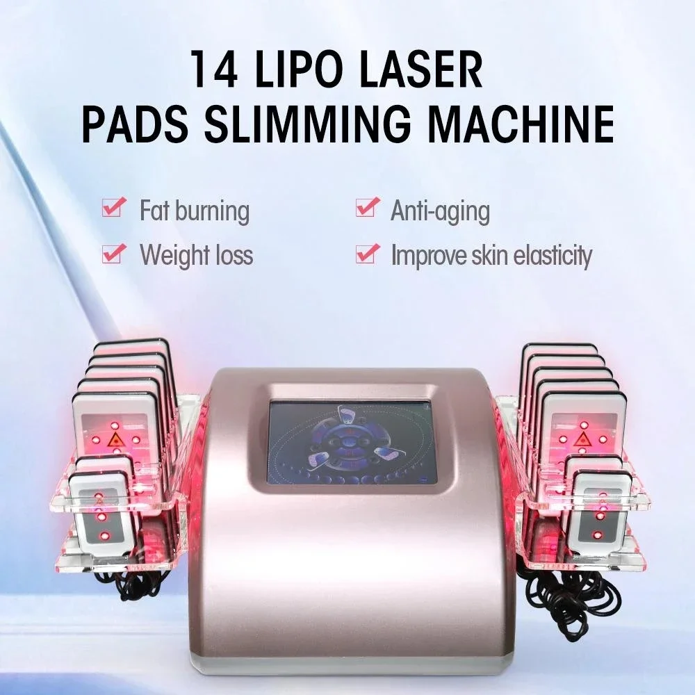 14 Pads Lipolaser Body Slimmin - огляд і ціна Lipo Laser Pads Slimming Machine
