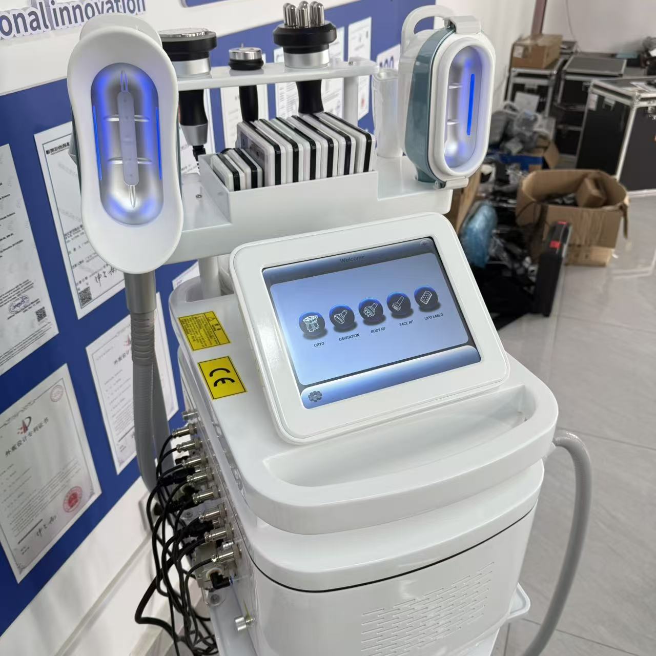 Portable 360° Cryolipolysis Co - огляд і ціна Cryolipolysis Fat Freezing Machine
