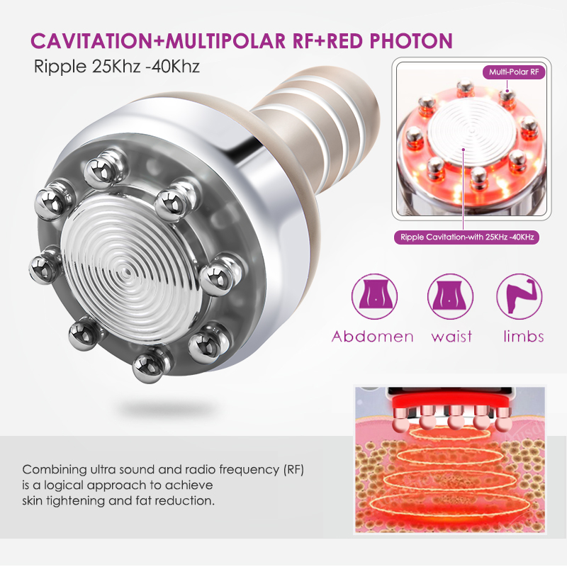 40K Cavitation RF Vacuum Body  - огляд і ціна Vacuum Cavitation Body Contouring
