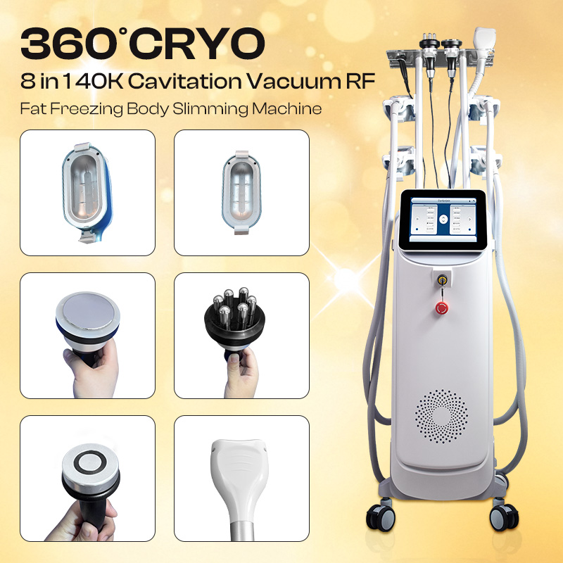 8 Handles Cryotherapy Cyrolipo - огляд і ціна Cryolipolysis Fat Freezing Machine