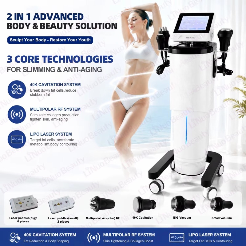 New Professional 40K Cavitatio - огляд і ціна Vacuum Cavitation Body Contouring