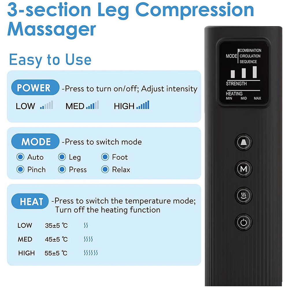 Air Compression Circulation Le - огляд і ціна Pressotherapy Lymphatic Drainage Suit