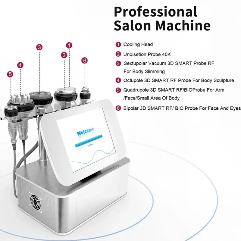3D Ultrasonic 40K RF Cavitatio - огляд і ціна 6 In 1 Cavitation Rf Machine 40K