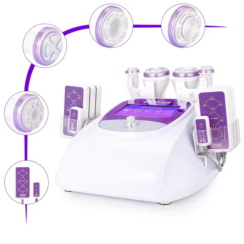 5 in 1 30k Cavitation Multipol - огляд і ціна Lipo Laser Pads Slimming Machine